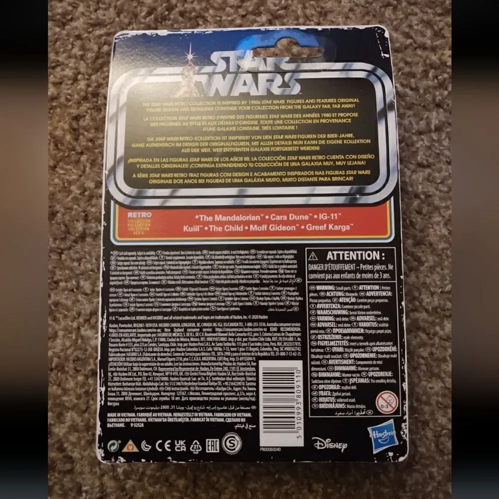 Star Wars Mandalorian Retro The Child Action Figure, BRAND NEW SEALED